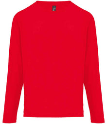SOL'S Ladies Monarch Long Sleeve T-Shirt 04443 - Red