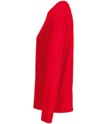 SOL'S Ladies Monarch Long Sleeve T-Shirt 04443 - 04443 Red Side