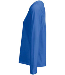 SOL'S Ladies Monarch Long Sleeve T-Shirt 04443 - 04443 Royal Blue Side