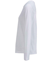 SOL'S Ladies Monarch Long Sleeve T-Shirt 04443 - 04443 White Side