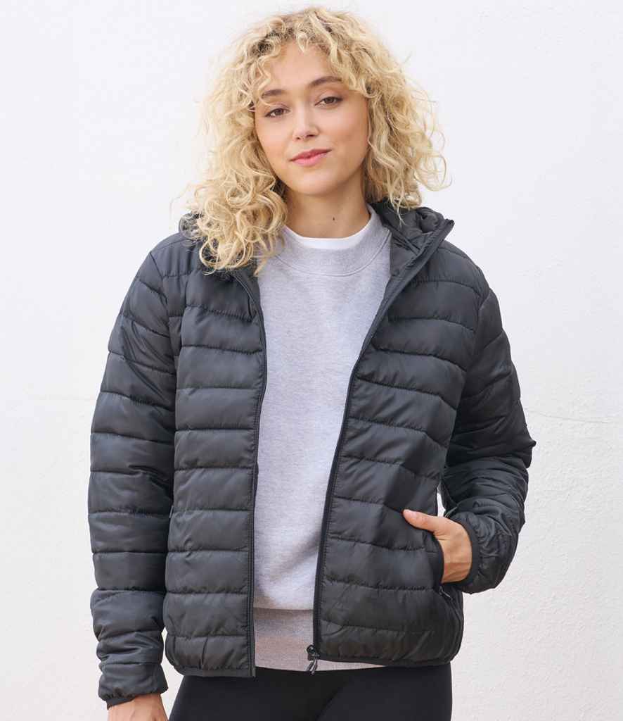 SOL'S Ladies Stream Hooded Jacket 04445 - 04445 Black Model