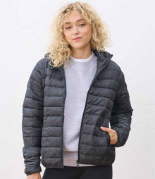 SOL'S Ladies Stream Hooded Jacket 04445 - 04445 Black Model
