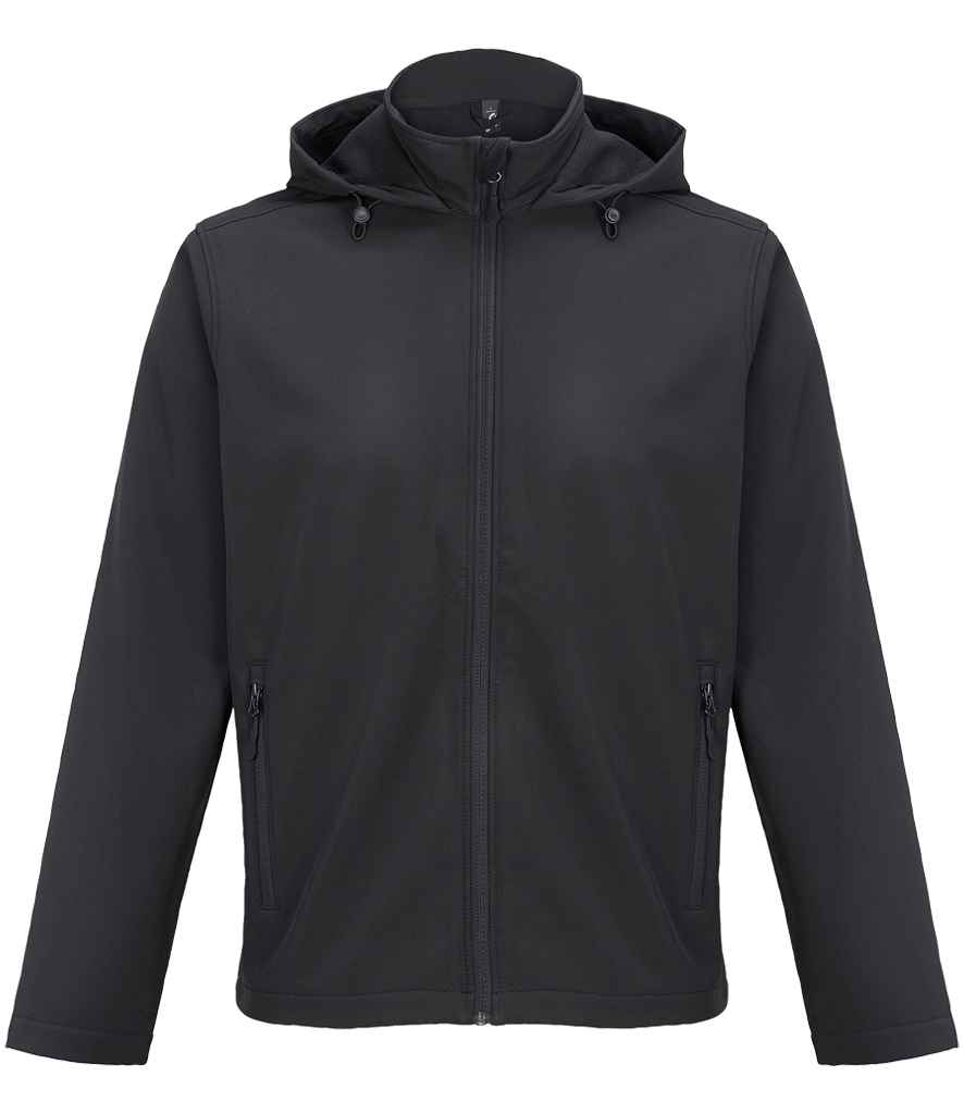 SOL'S Race Hooded Soft Shell Jacket 04447 - Black