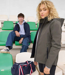SOL'S Race Hooded Soft Shell Jacket 04447 - 04447 Charcoal Model