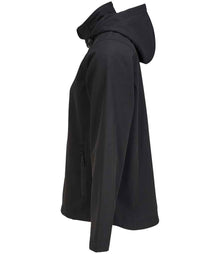 SOL'S Ladies Race Hooded Soft Shell Jacket 04448 - 04448 Black Side