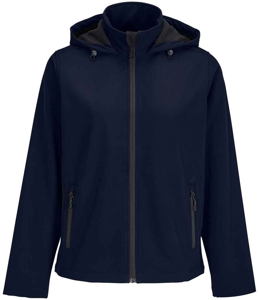 SOL'S Ladies Race Hooded Soft Shell Jacket 04448 - French Navy