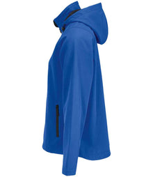 SOL'S Ladies Race Hooded Soft Shell Jacket 04448 - 04448 Royal Blue Side