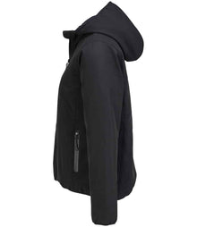 SOL'S Ladies Falcon Padded Soft Shell Jacket 04450 - 04450 Black Side