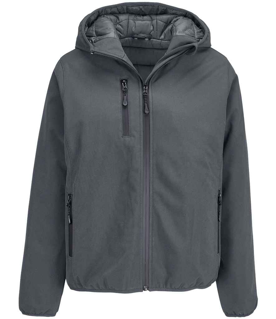 SOL'S Ladies Falcon Padded Soft Shell Jacket 04450 - Charcoal
