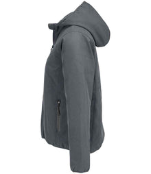 SOL'S Ladies Falcon Padded Soft Shell Jacket 04450 - 04450 Charcoal Side