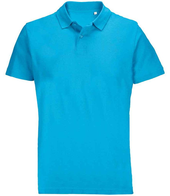 SOL'S Unisex Pulse Twin Piqué Polo Shirt 04502 - Aqua