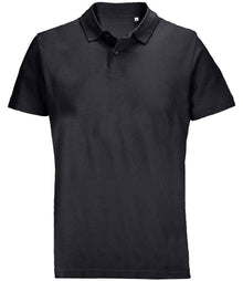 SOL'S Unisex Pulse Twin Piqué Polo Shirt 04502 - Black