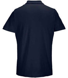 SOL'S Unisex Pulse Twin Piqué Polo Shirt 04502 - 04502 French Navy Back