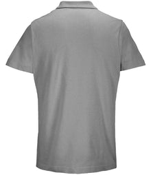 SOL'S Unisex Pulse Twin Piqué Polo Shirt 04502 - 04502 Grey Marl Back