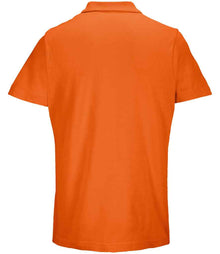 SOL'S Unisex Pulse Twin Piqué Polo Shirt 04502 - 04502 Orange Back