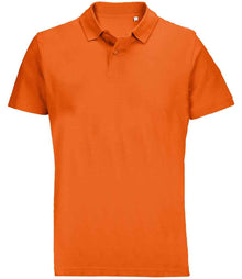 SOL'S Unisex Pulse Twin Piqué Polo Shirt 04502 - Orange