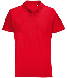 SOL'S Unisex Pulse Twin Piqué Polo Shirt 04502 - Red