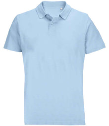 SOL'S Unisex Pulse Twin Piqué Polo Shirt 04502 - Sky Blue