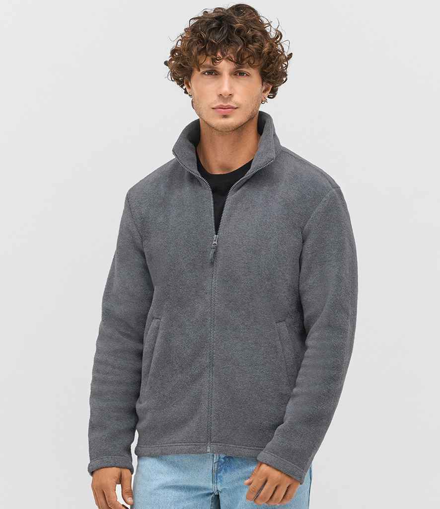 SOL'S Unisex Nitro Micro Fleece Jacket 04759 - 04759 Charcoal Model