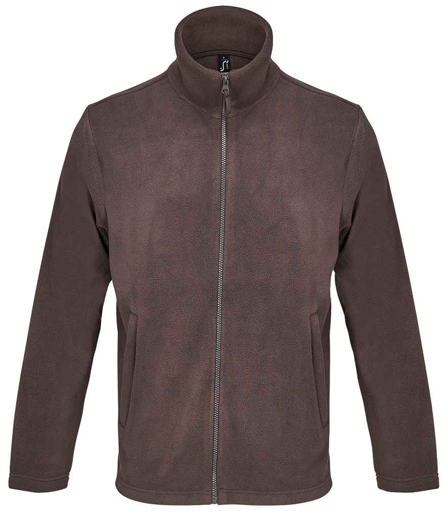 SOL'S Unisex Nitro Micro Fleece Jacket 04759 - Dark Chocolate