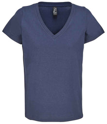 SOL'S Ladies Regent V Neck T-Shirt 04766 - French Navy