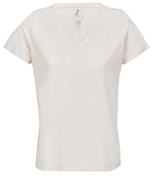 SOL'S Ladies Regent V Neck T-Shirt 04766 - Off White