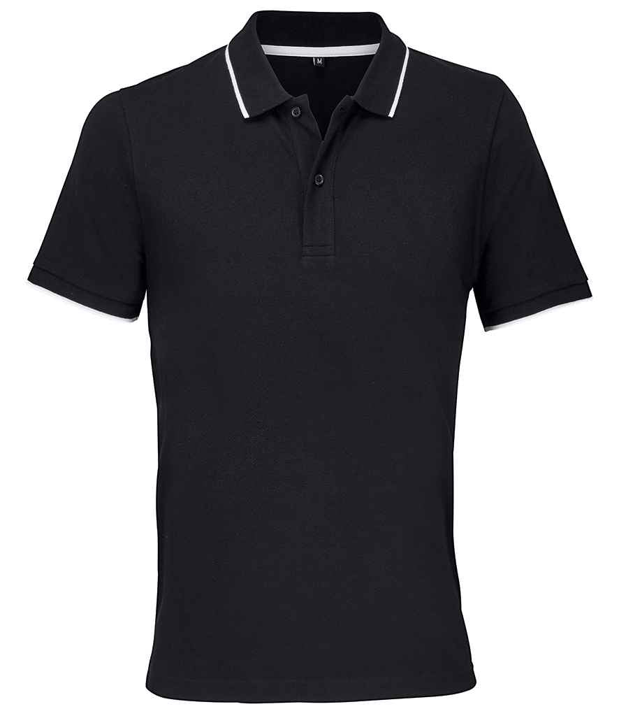 SOL'S Unisex Palermo Polo Shirt 04769 - Black/White