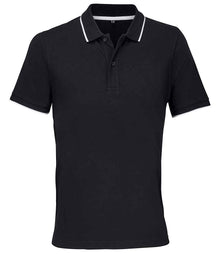 SOL'S Unisex Palermo Polo Shirt 04769 - Black/White