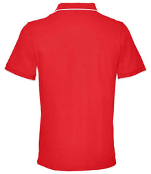 SOL'S Unisex Palermo Polo Shirt 04769 - 04769 Bright Red/White Back