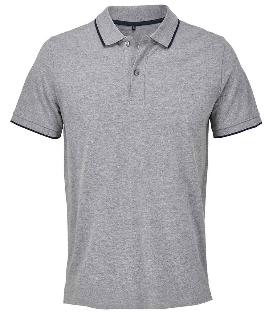 SOL'S Unisex Palermo Polo Shirt 04769 - Grey Marl/French Navy