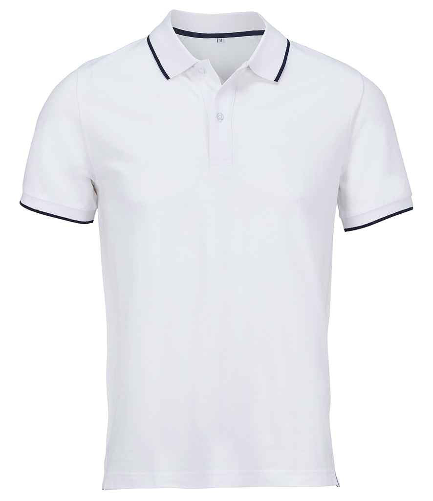 SOL'S Unisex Palermo Polo Shirt 04769 - White/French Navy