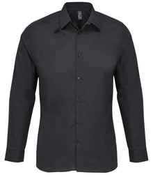 SOL'S Bailey Long Sleeve Poplin Shirt 04770 - Black