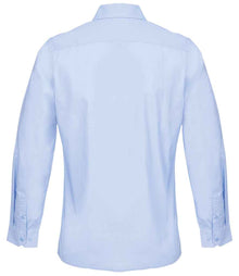 SOL'S Bailey Long Sleeve Poplin Shirt 04770 - 04770 Sky Blue Back