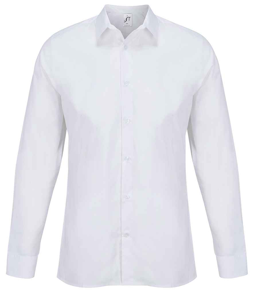 SOL'S Bailey Long Sleeve Poplin Shirt 04770 - White