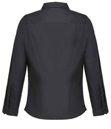 SOL'S Ladies Bailey Long Sleeve Poplin Shirt 04771 - 04771 Black Back