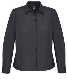 SOL'S Ladies Bailey Long Sleeve Poplin Shirt 04771 - Black