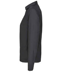 SOL'S Ladies Bailey Long Sleeve Poplin Shirt 04771 - 04771 Black Side