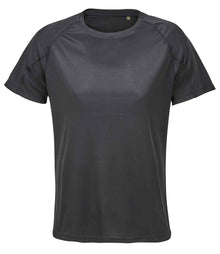 SOL'S Ladies Vortex Ripstop Performance T-Shirt 04788 - Black
