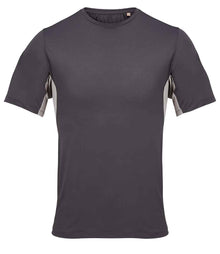 SOL'S Unisex Storm Performance T-Shirt 04810 - Dark Grey/Light Grey