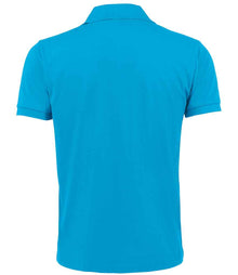 SOL'S Prime Poly/Cotton Piqué Polo Shirt 10571 - 10571 Aqua Back