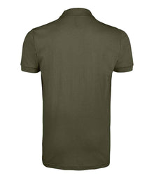 SOL'S Prime Poly/Cotton Piqué Polo Shirt 10571 - 10571 Army Back