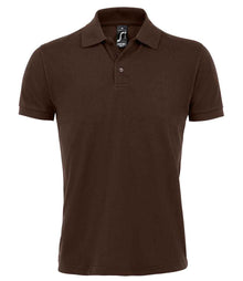 SOL'S Prime Poly/Cotton Piqué Polo Shirt 10571 - Chocolate