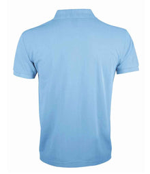 SOL'S Prime Poly/Cotton Piqué Polo Shirt 10571 - 10571 Sky Blue Back