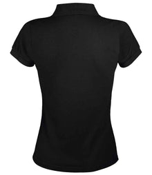 SOL'S Ladies Prime Poly/Cotton Piqué Polo Shirt 10573 - 10573 Black Back