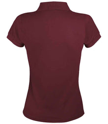 SOL'S Ladies Prime Poly/Cotton Piqué Polo Shirt 10573 - 10573 Burgundy Back