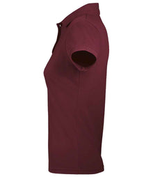 SOL'S Ladies Prime Poly/Cotton Piqué Polo Shirt 10573 - 10573 Burgundy Side