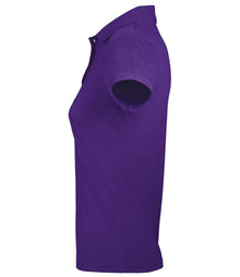 SOL'S Ladies Prime Poly/Cotton Piqué Polo Shirt 10573 - 10573 Dark Purple Side
