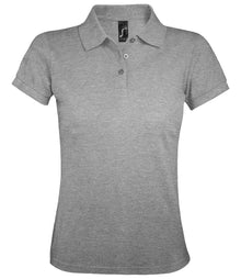 SOL'S Ladies Prime Poly/Cotton Piqué Polo Shirt 10573 - Grey Marl