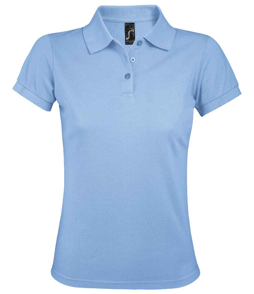 SOL'S Ladies Prime Poly/Cotton Piqué Polo Shirt 10573 - Sky Blue