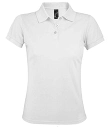 SOL'S Ladies Prime Poly/Cotton Piqué Polo Shirt 10573 - White